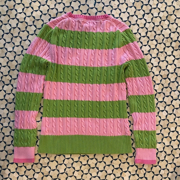 Lilly Pulitzer Cable Knit Sweater size M - Picture 3 of 4